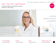 Tablet Screenshot of praxis-berger.com